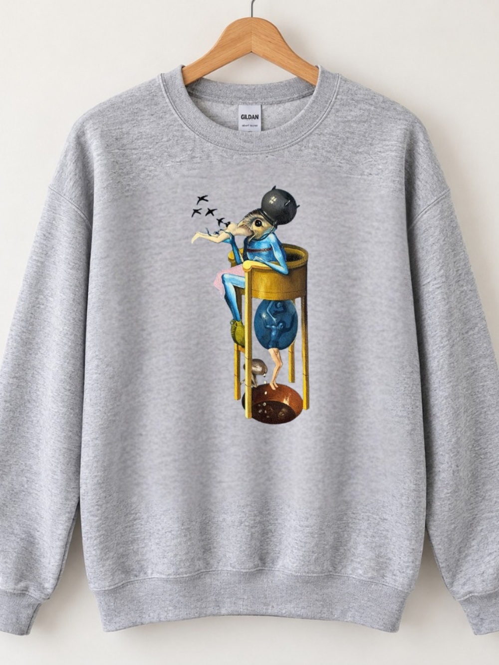 Hieronymus Bosch The Garden of Earthly Delights Surreal Art Graphic Sweatshirt